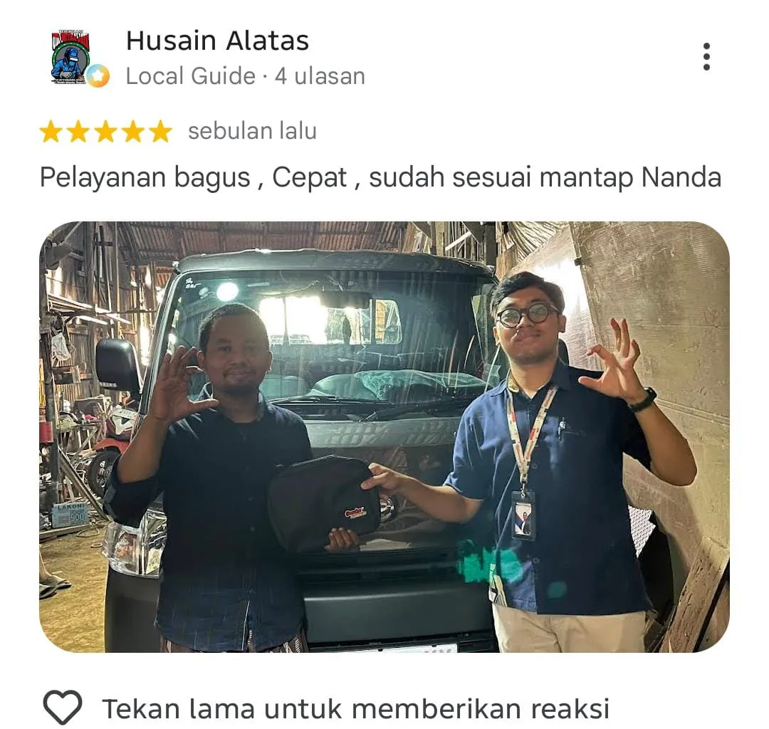 Ulasan pelanggan tentang pelayanan Daihatsu Nanda