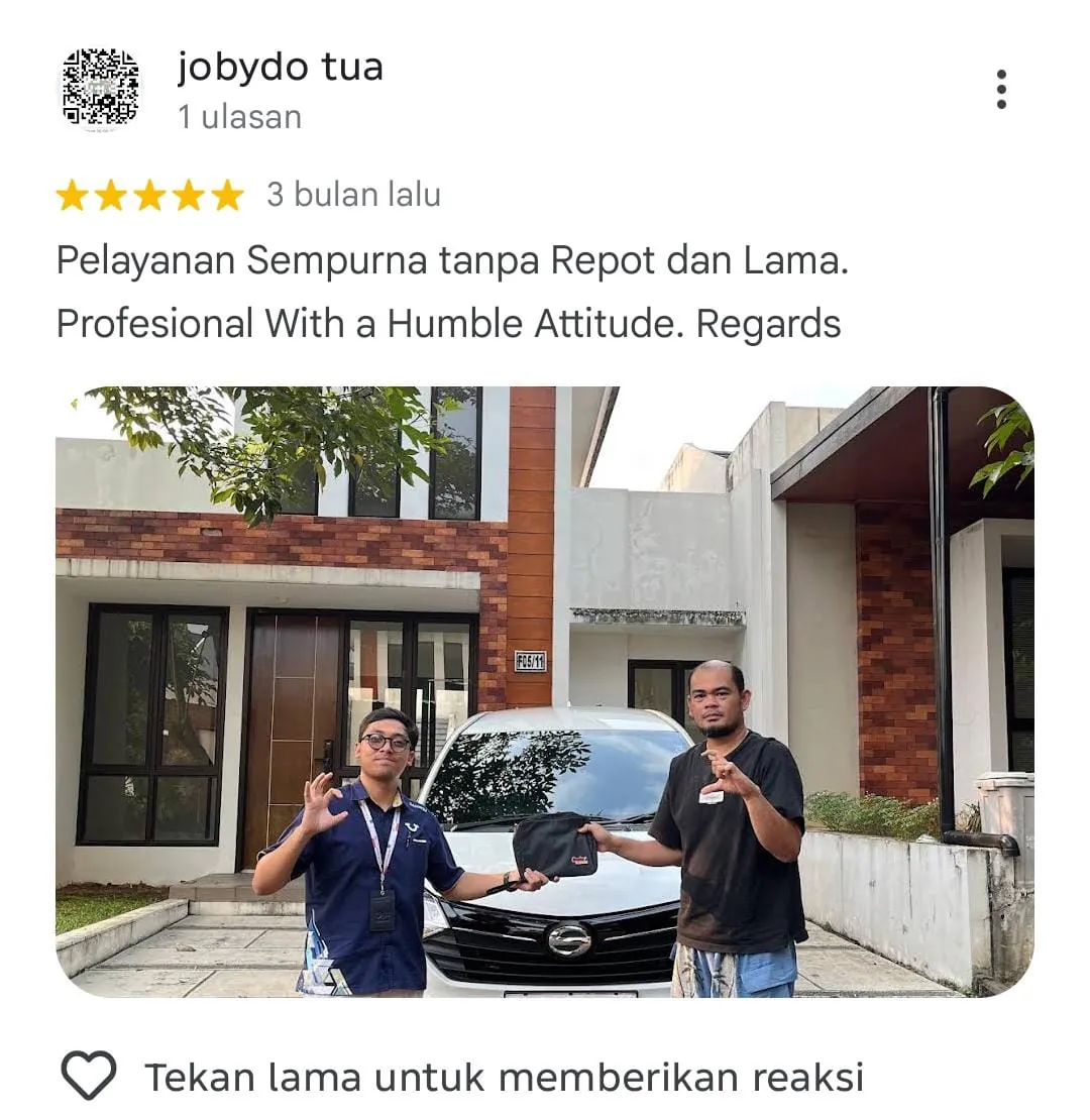 Ulasan pelanggan Daihatsu bersama Nanda